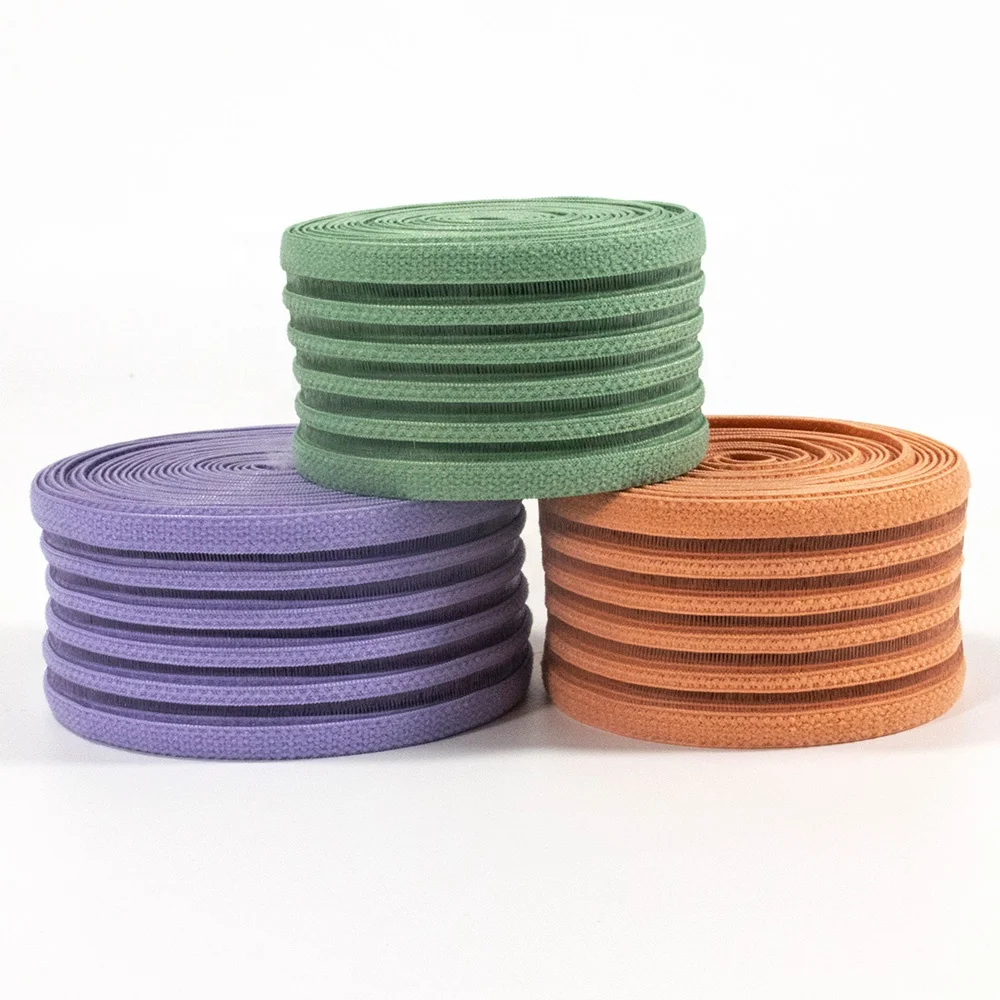 Заводская поставка, 4 см, шелковая полоса в виде рыбы, эластичная лента, цветная резинка для брюк