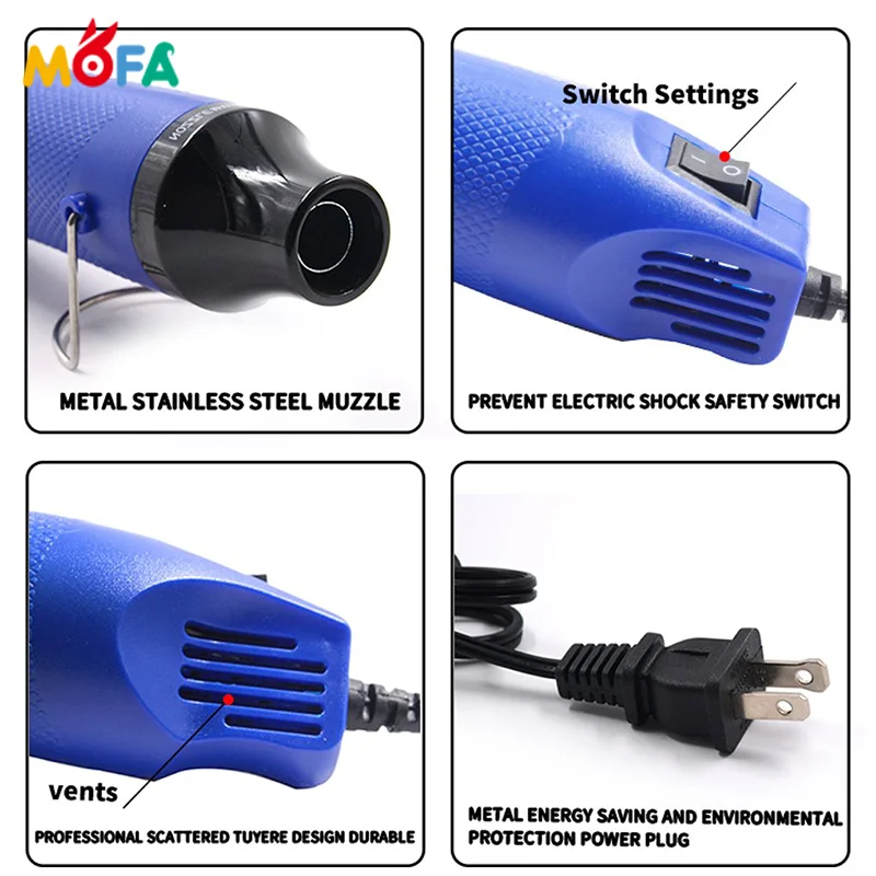 quick electric High performance Soar series hot air gun temperature control model heat gun