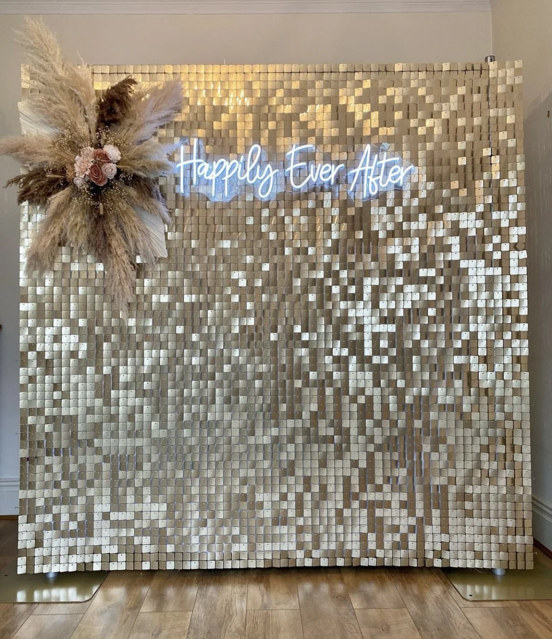 YOPIN-897 Event Party Supplies Gold Sequin Shimmer Wall Backdrop Panels For Wedding Decorations