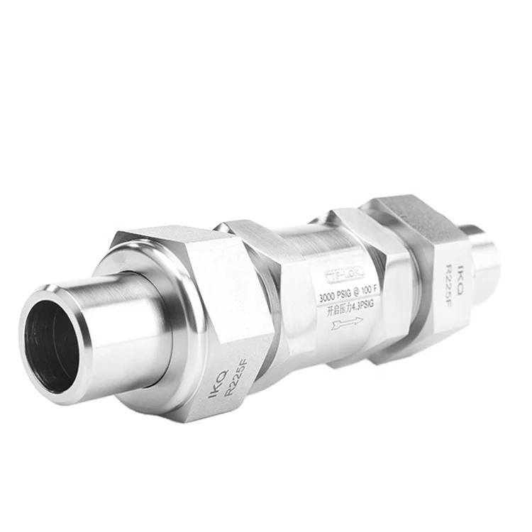 Tube End Connection ON-OFF Check Valve