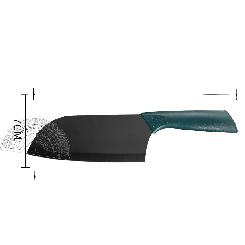 Lady Cleaver Kitchen Knife Dark Green Stainless Steel