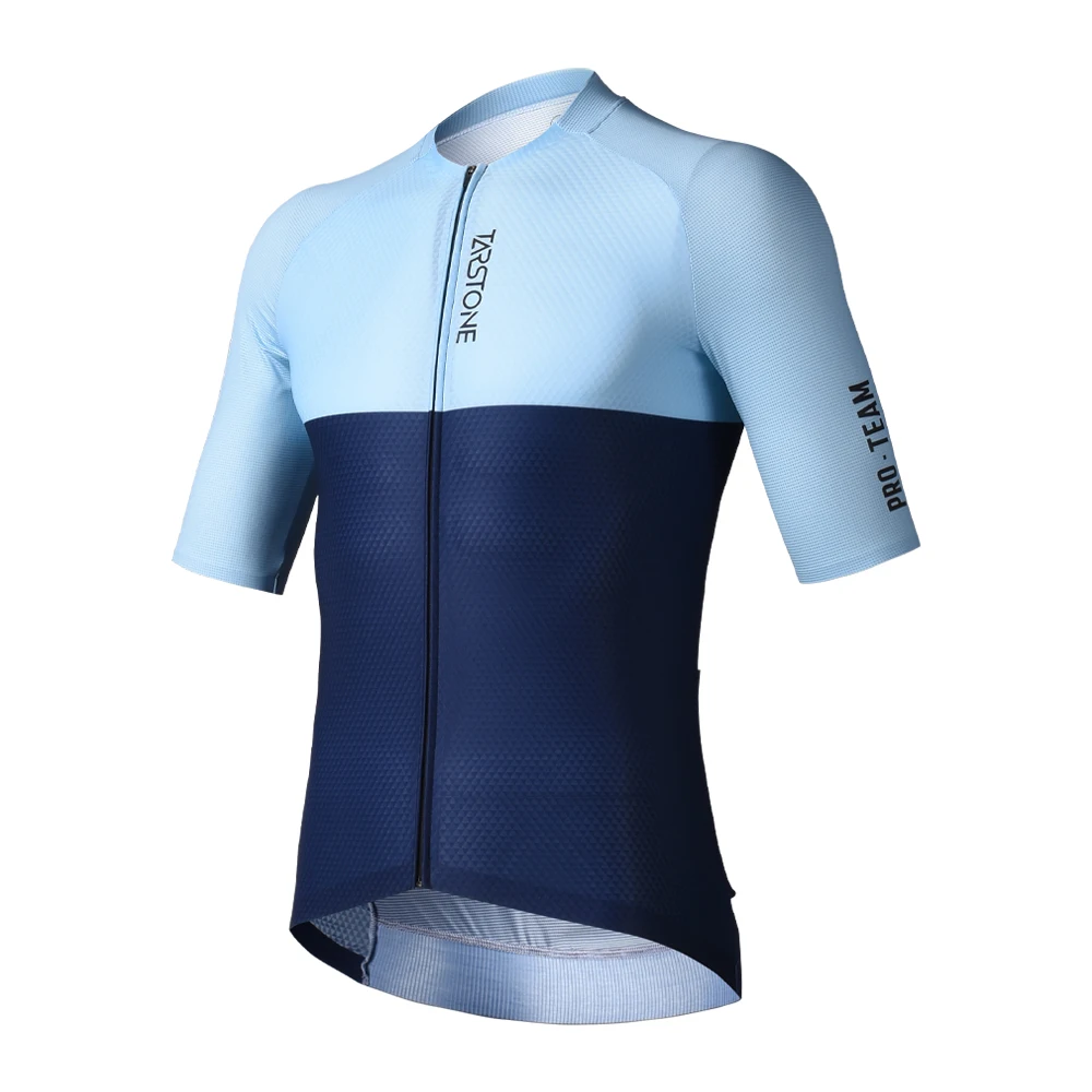 Tarstone Top Quality Cycling Jersey  Custom Logo Printing Sports wear  sublimation Bike Clothes gentlemen racing cycling jersey
