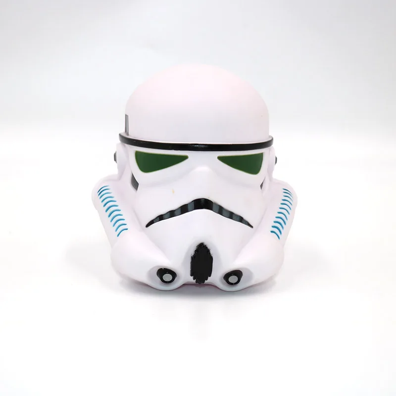 Hot Sell Custom PVC Vinyl Money Box Star Movie Soldier Wars Head Shape Coin Bank for Kids