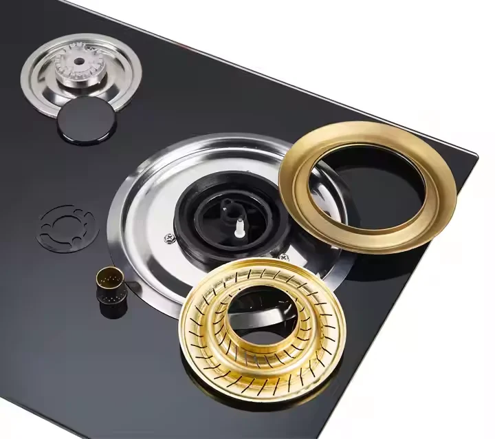 Black Color Ceramic Panel 3 burner Built in Gas Cooker Gas Stove Gas Hob