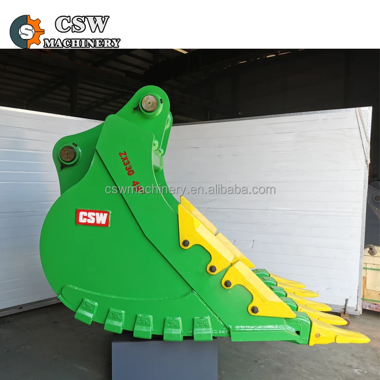 Customized HDR Rock Duty Bucket for Hitachi EX300 ZX330 ZX350 fit 28 - 35 ton Excavator Mining Digging Bucket