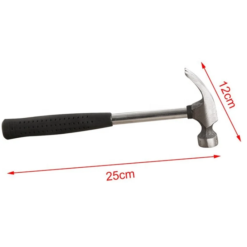 High Quality Wholesale Precision Casting Comfortable Grip Hammer Fiber Handle Claw