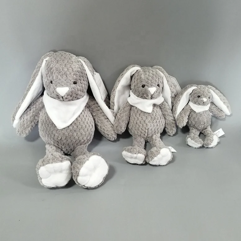 Прошел EN71 20 см Супер softcuddly игрушка белый и серый кролик мягкие стыдливой бежевый кролика