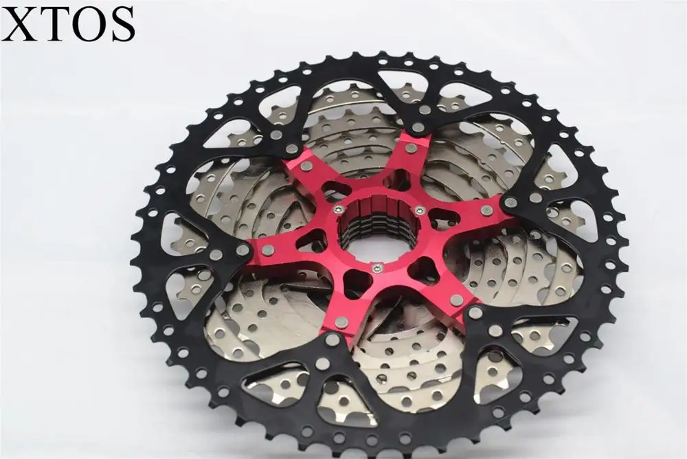 
Xtos 10Speed 11-50T Cassette Mountain Bike 10S 20S 30S Freewheel Sprocket for Parts Xt Slx Xo X0 X9 X7 