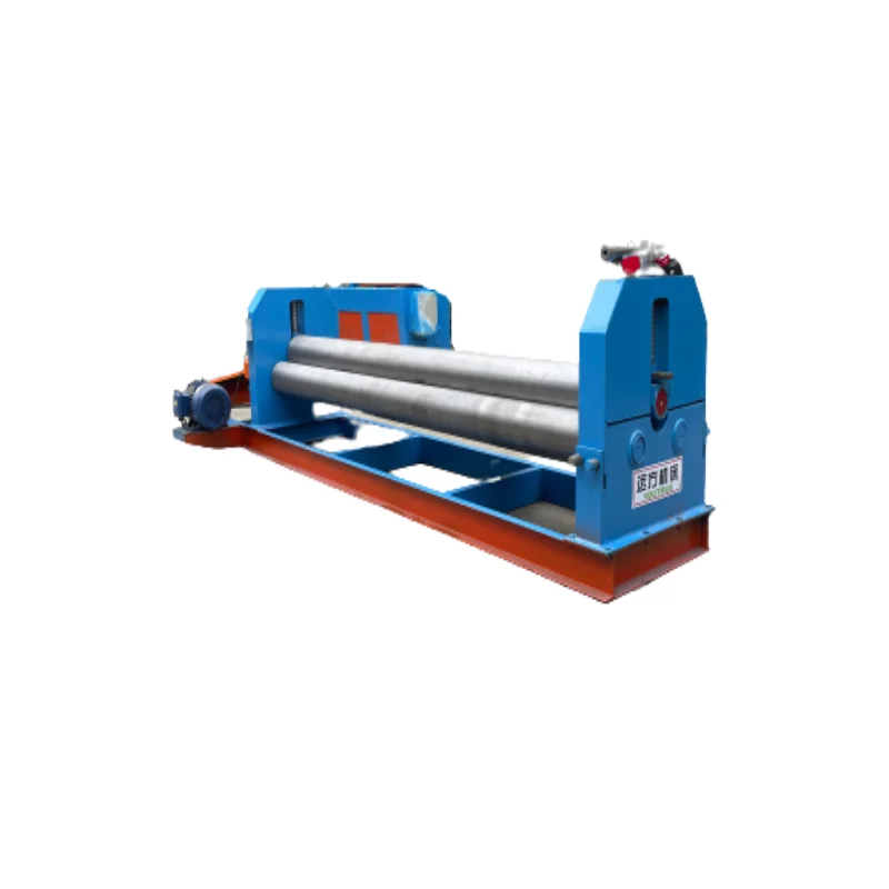 electric 3 rollers type metal roller plate rolling machine 1000mm for rolling