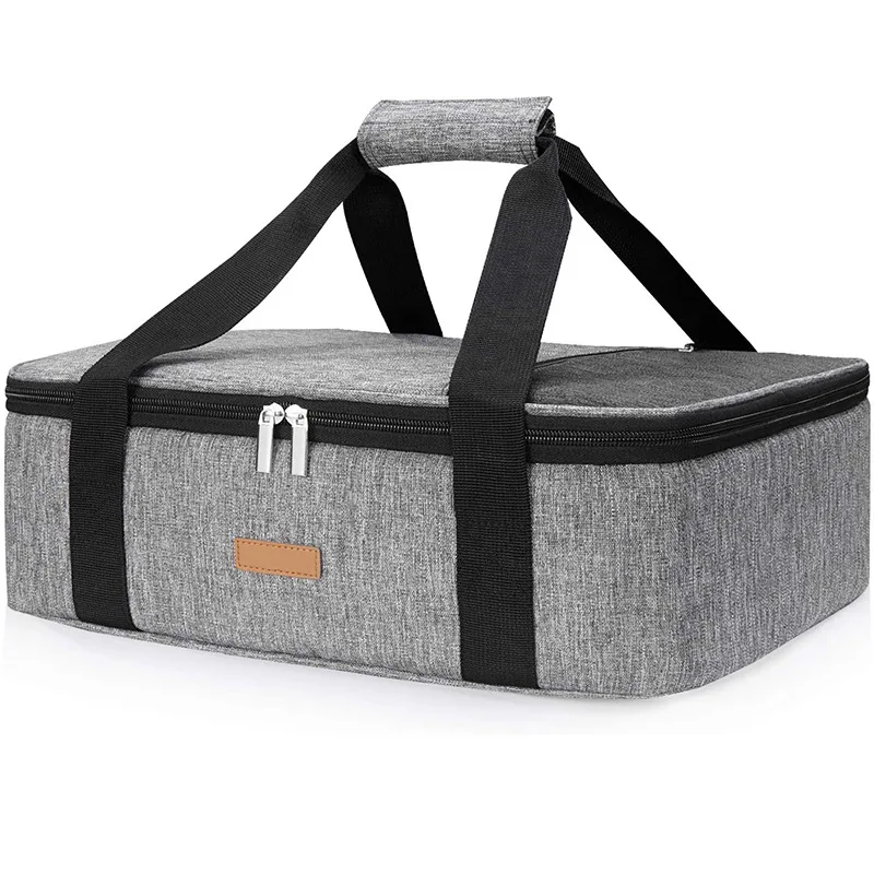 Изоляционные Сумки на вынос с логотипом заказчика, женская сумка-холодильник для еды, изолированная коробка для ланча, кастрюля, Термосумка для пикника