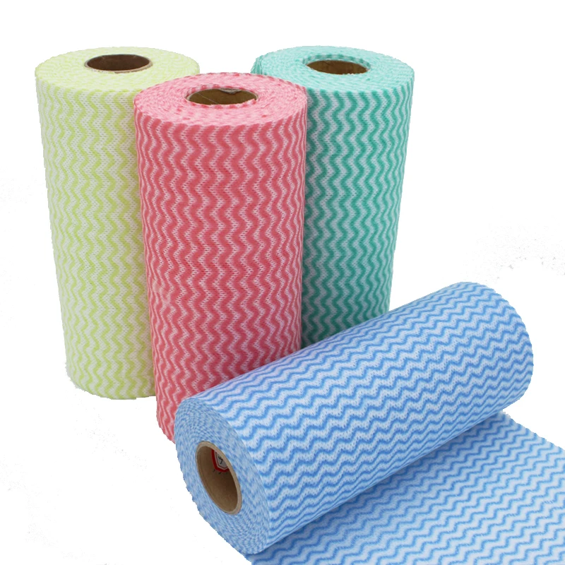 non-woven fabric cloth roll biodegradable cotton pp pe hydrophobic material baby non woven wet wipes spunlace nonwoven fabric