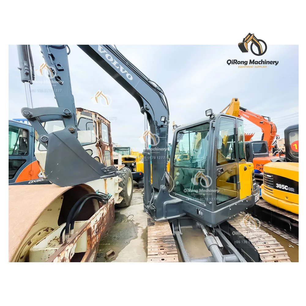 6 Тонн Подержанный мини-экскаватор volvo ec60 60 ec55