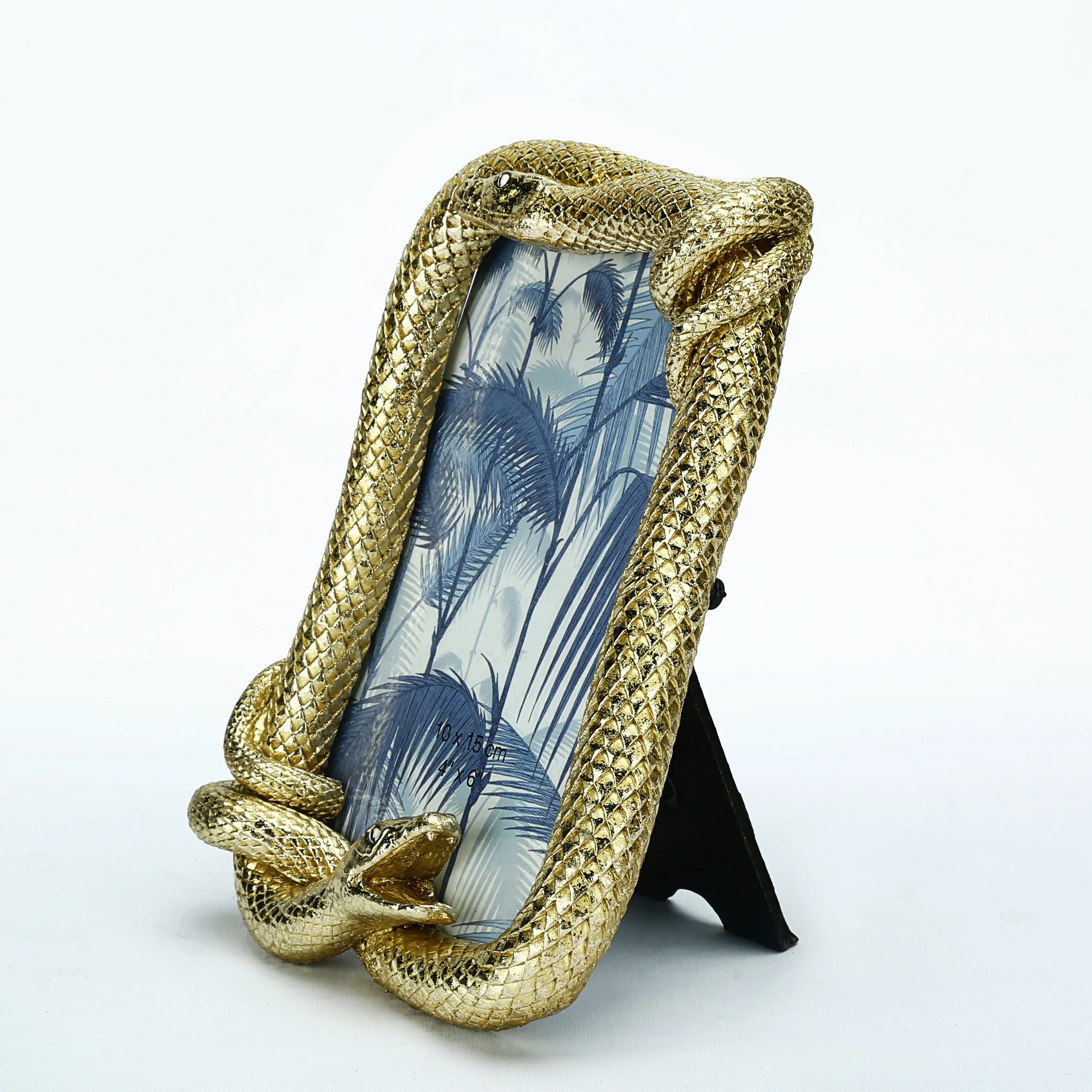 
Wholesale open hot sexy girl polyresin snake photo frame 