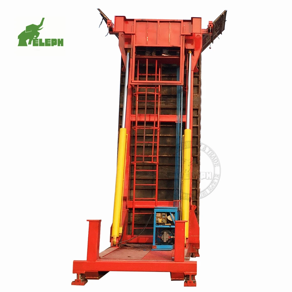 Hydraulic container tilter for loading container tilter machine 07