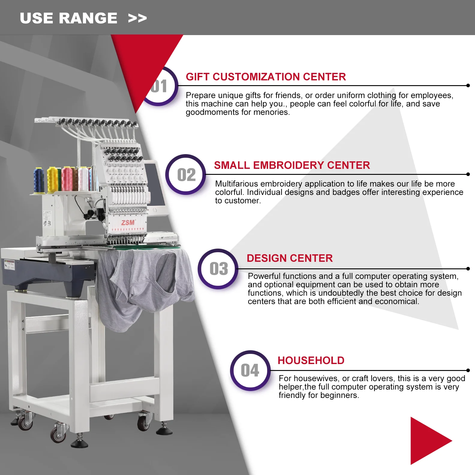 computerized embroidery machine single head embroidery machine hot sale one head hat cap embroidery computer machine