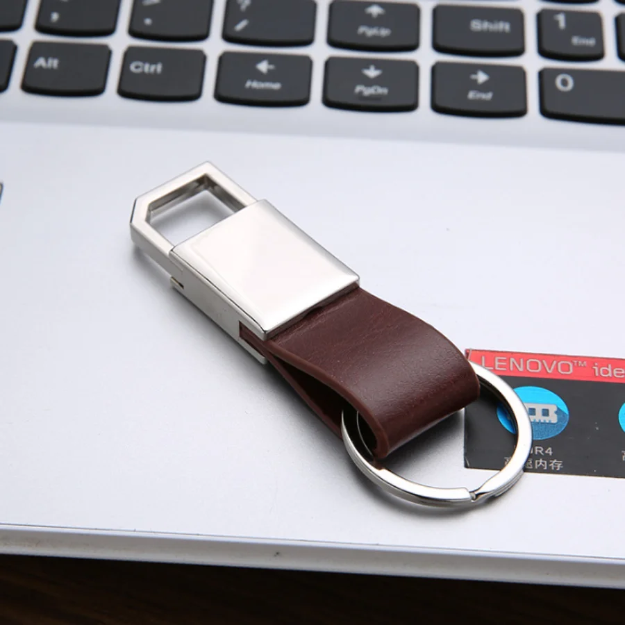 Luxury Pu Keychain Business Card Holder Executive Notebook and Ball Roller Pen Gift Set