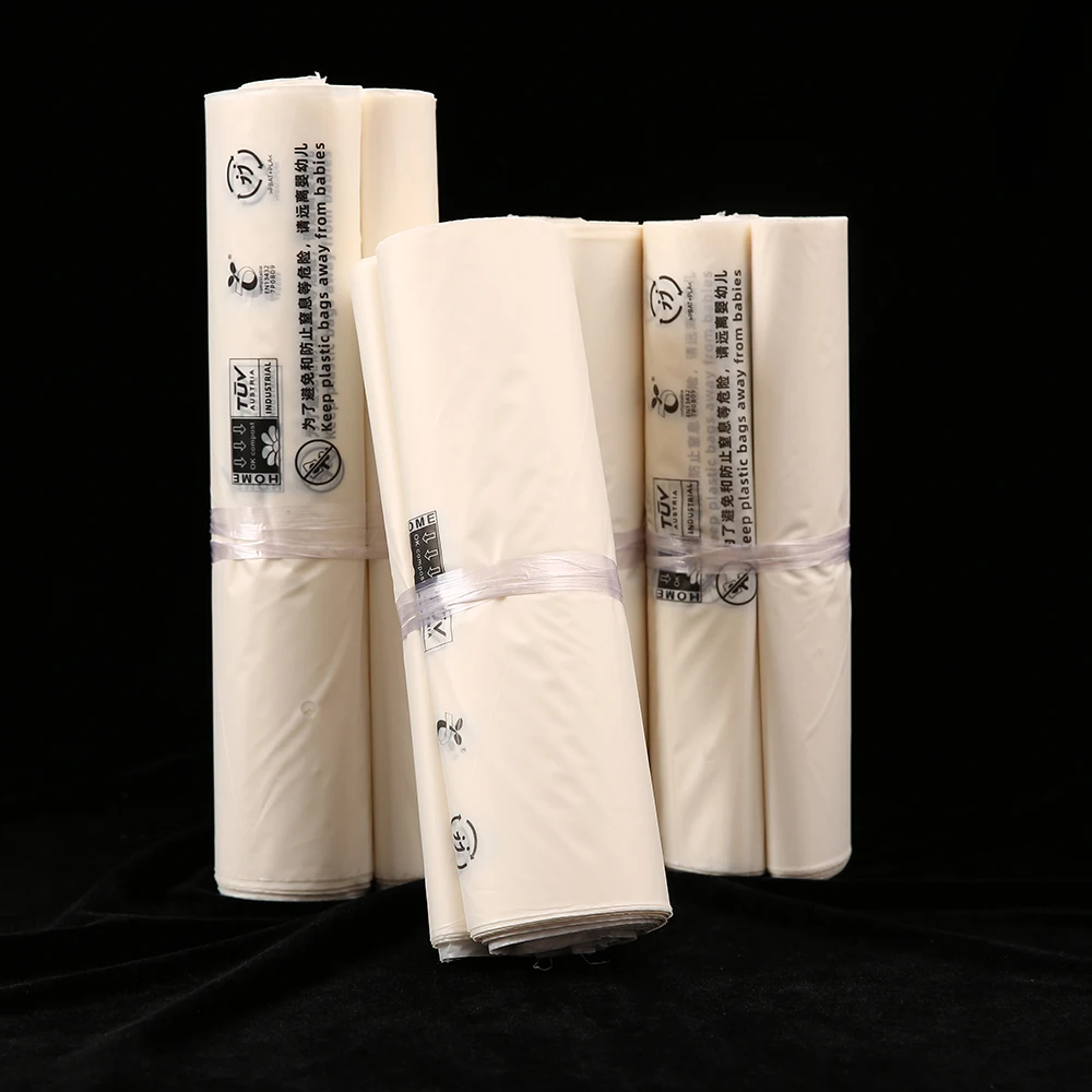 Manufacturer Custom Frost 100% Compostable Waterproof Self-Adhesive Bags Clothing Packaging