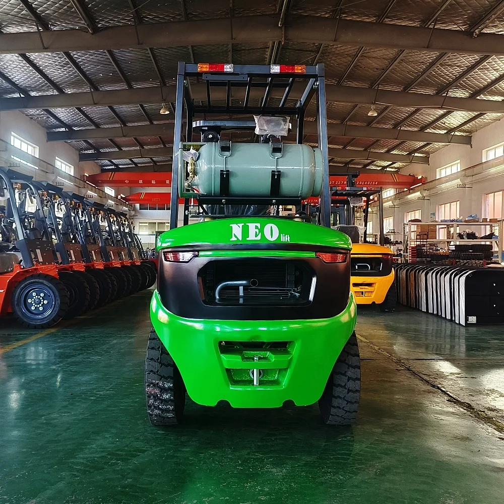 China factory price Gasoline LPG diesel forklift 2.5t 3ton 3.5ton 4.ton lifting height 3-7m with GQ 4Y or Nissan K21 engine
