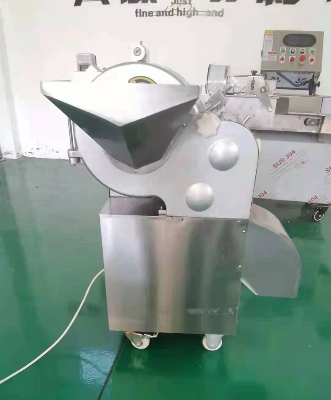 Fresh Boneless Chicken Breast Cube Dicer Dice Dicing Cutting Machine