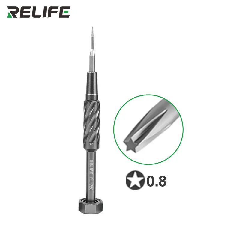 RELIFE RL-728 2D Sturdy Magnetic Screwdriver S2 Steel Screwdriver Precision Screwdriver
