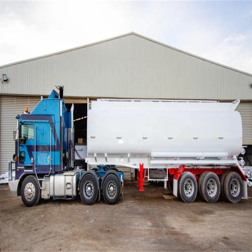 BERKLEY 40000 Liters Voluem Liquid Tanker Trailer Milk Edible Oil Tank Truck 3 Axles Water Tanker Semi Trailer For Australia