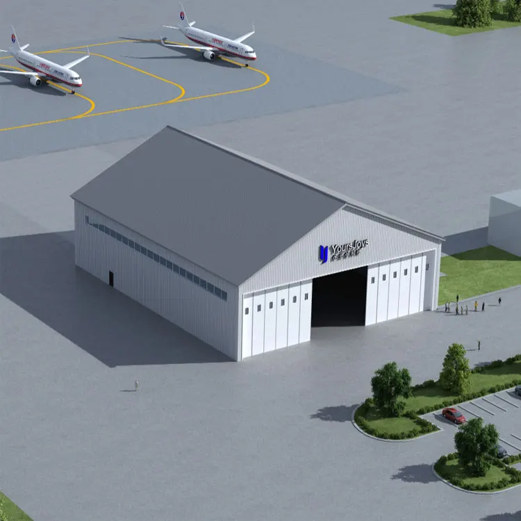 Design of Prefabricated Steel Structure Warehouse Hangar and Building-Durable Custom Prefabricated Warehouses