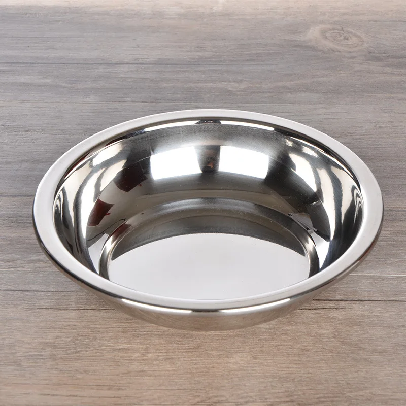 Stainless Steel Basin Salad Mixing Bowl Kitchen Prep Serving Salads Multipurpose Bowl Dish Dinnerware