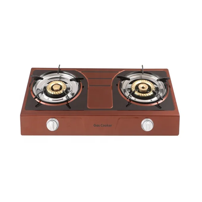 Pan support easy to clean cooker cooking range national 2 burner lpg table top new cast iron small gas stove