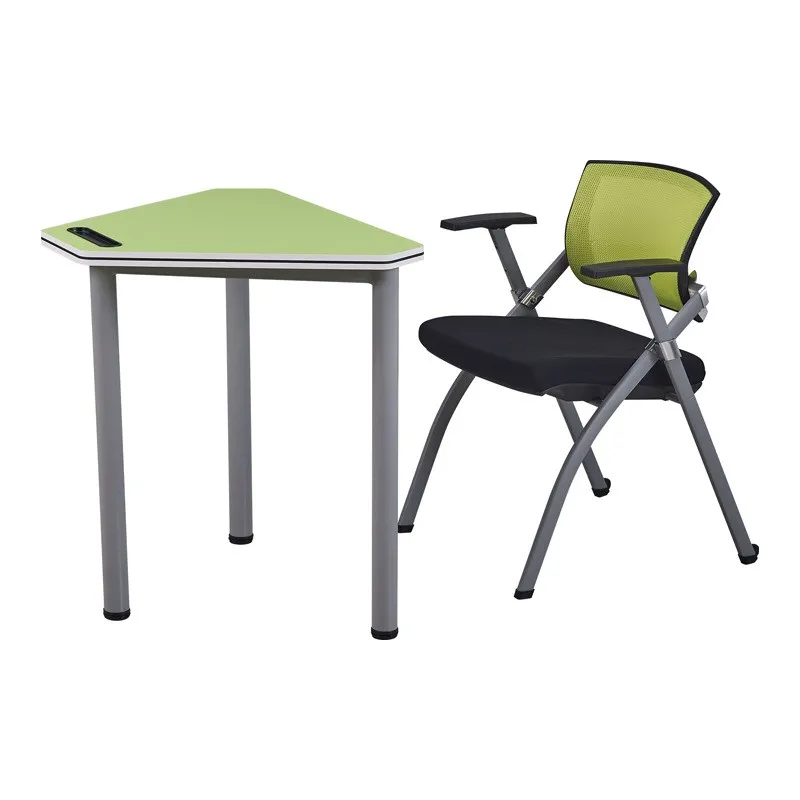 Group Reading Table and Chair With Colorful Desktop For Library Activity Studying Group Modular Reading Chair Adjustable