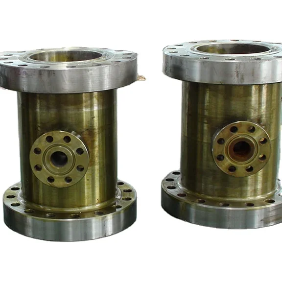 Single acting 30 tons dump truck lift hydraulic cylinder with pump can bear 30-500 tons