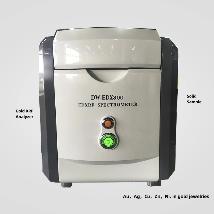 DW-EDX800 Precious Metal Gold Jewelries Ornaments Test Gold XRF Fluorescence Spectrometer Analyzer