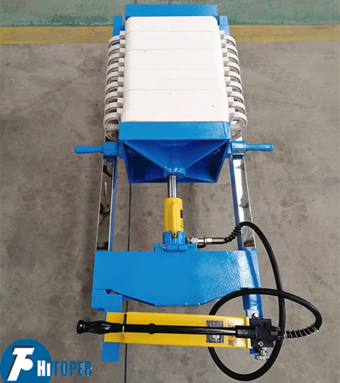 Hand Hydraulic Compress Filter Press Sludge Treatment Equipment