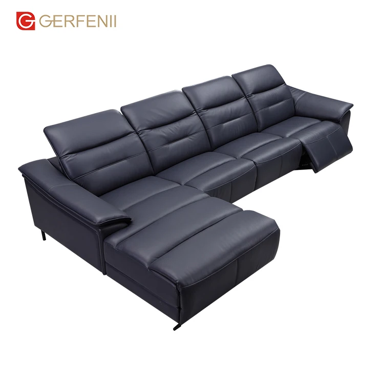 Living Room Theater Furniture Functional Sofas Sectional Leather Sofa Set Electric Recliner Folding L Shaped Sofa Set