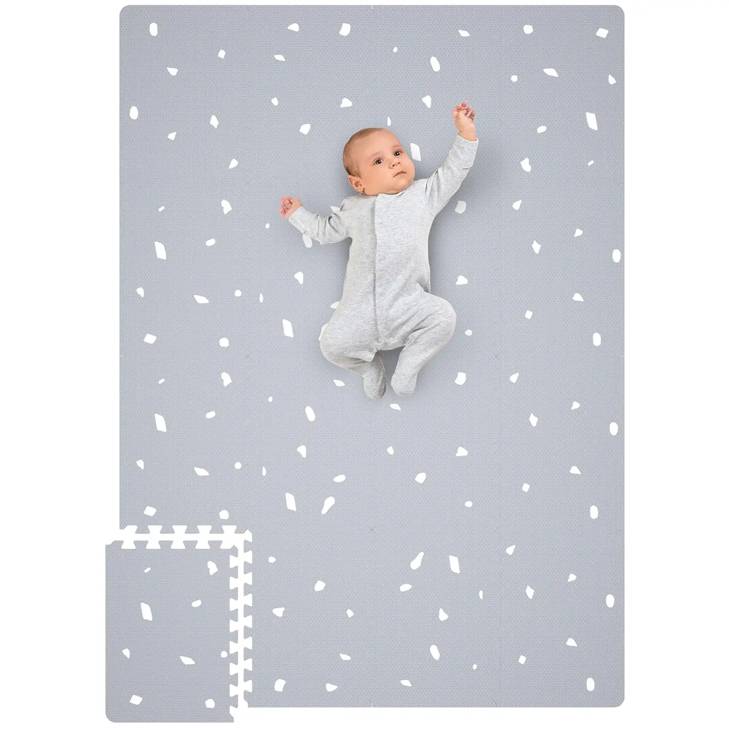 Customized stylish EVA foam puzzle mats baby playing soft non-toxic flooring toddler yay mats