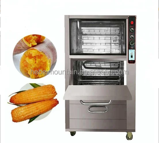 sweet potato/corn/taro roaster corn roasting machine