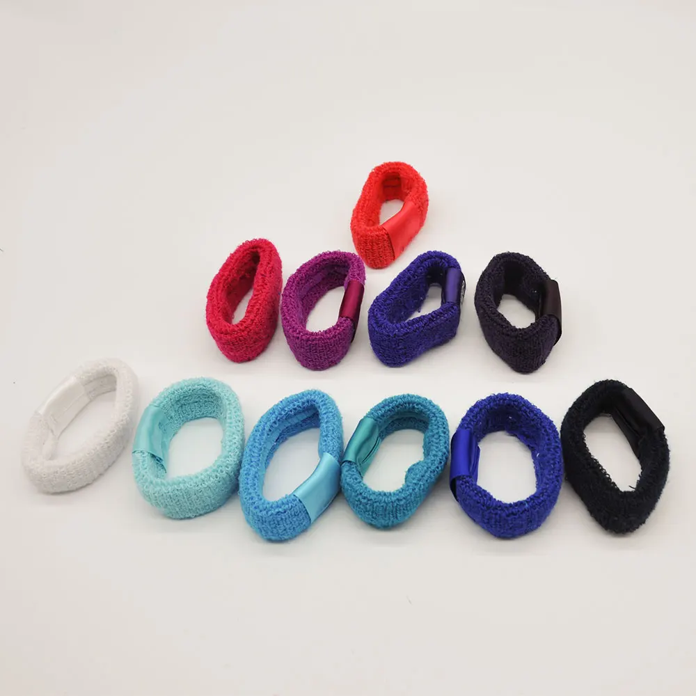 Factory Customize Logo Dry-Fit Soft Multiple Colors  Bicep Bands Sports Football Basketball Wrist bands