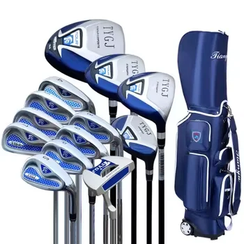 YIWU Complete Right Handed Golf Clubs Set for Men 13-Piece Full Set with Stand Bag Wedge & Driver for Beginners