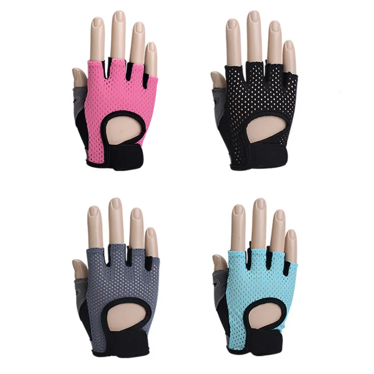 Colorful weight lifting gym gloves cycling glove for sport