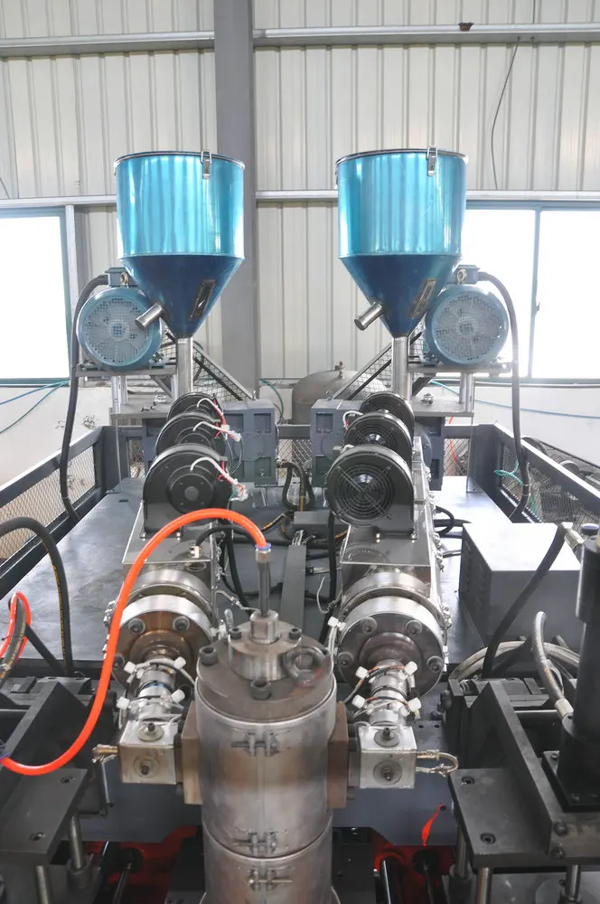 
high pressure pehd bottles blowing machine 