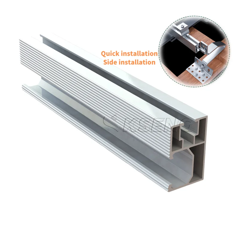Solar Related Products Simple Installation Solar Rail Mount Solar Panel Accessories Solar Panel Mounting Aluminum Rail