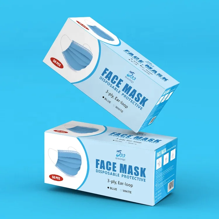 
 Высокое качество, Лидер продаж, оптовая продажа уход за кожей лица маска CE En14683 утвержденных личной защиты маска поставщиков 3 слоя одноразовые маски для лица  