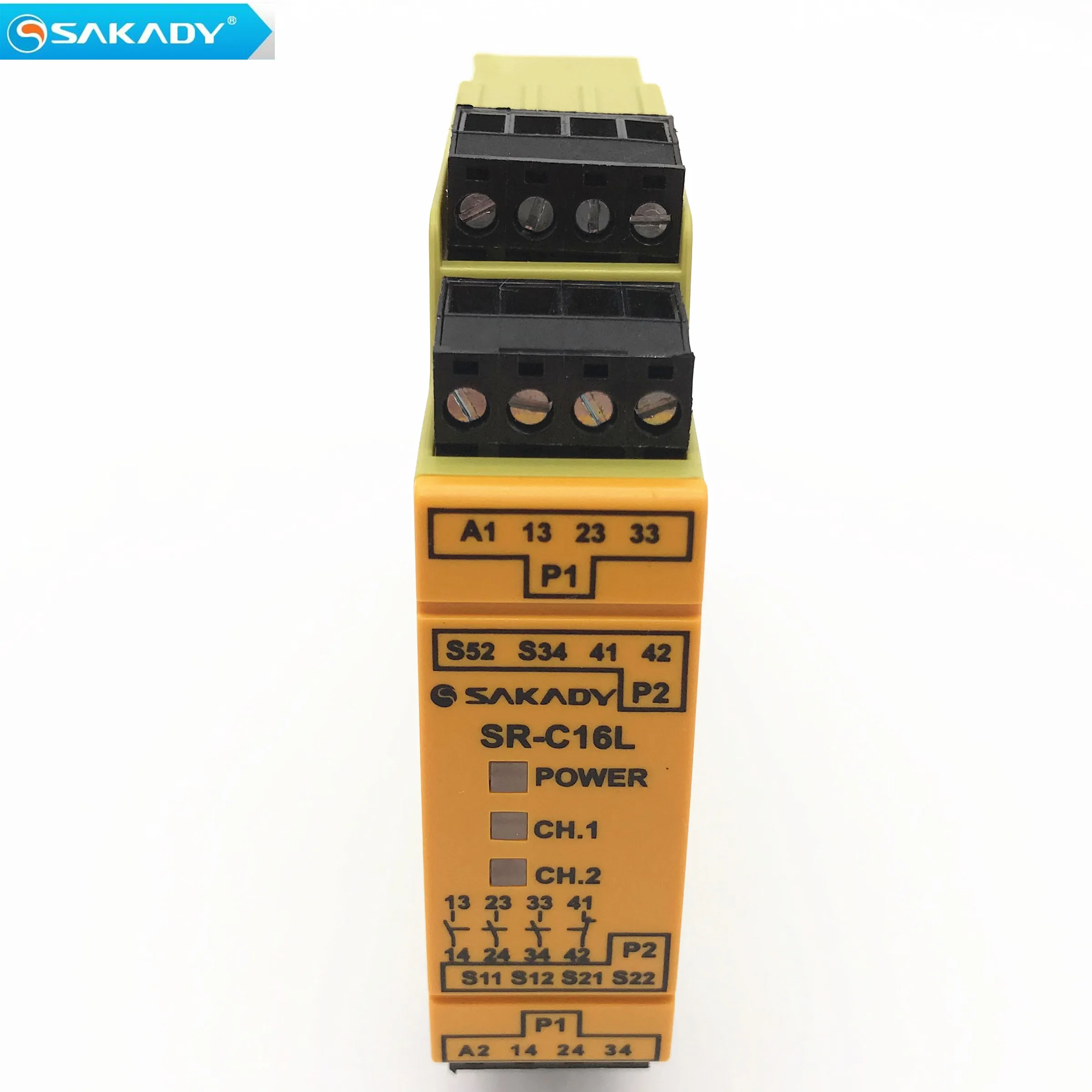 Factory Price 24VDC 3 n/o 1 n/c Safety Relay
