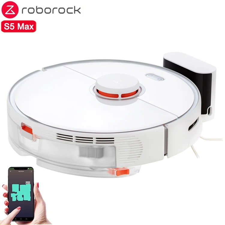 Глобальная версия Оригинальный Xiaomi Roborock S5 Max приложение Автоматическая развертки уборка шваброй обновления