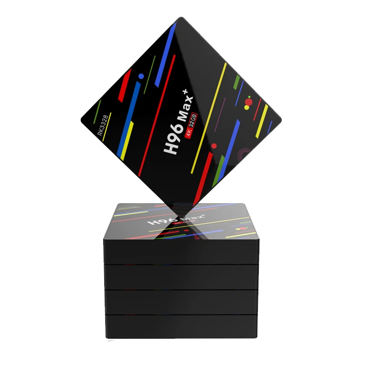 Лучшая цена H96 max Plus RK3328 4 Гб ОЗУ 64 ПЗУ android 8 1 2 4g 5g двойной Wi-Fi ТВ-приставка H96max plus