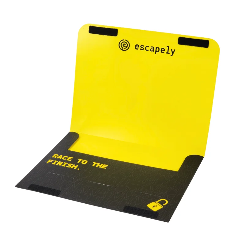 New Creative Design Custom A4 Reusable Paper Envelope for Document and File Packaging with Hook and Loop Fasteners