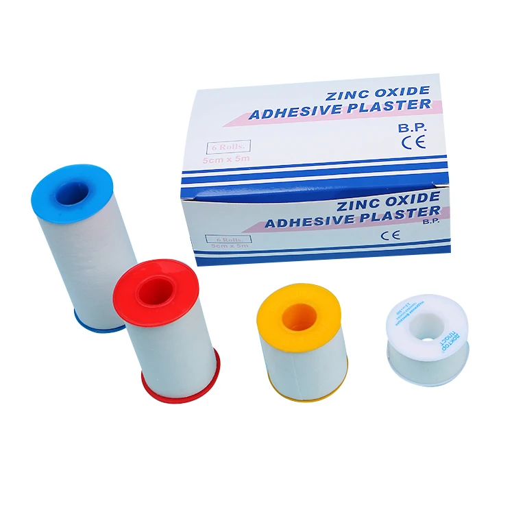 zinc oxide adhesive plaster tape in tin surgical