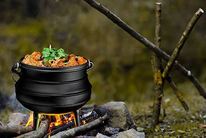 Южная Африка предварительно опытный чугун potjie горшок Охота