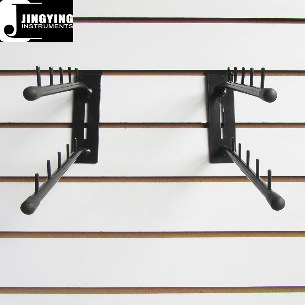 2024 Jingying Music Flute Hanger,Wholesale Wind Instrument Flute Wall Hanger Bamboo Flute Groove Plate Hanger Stands