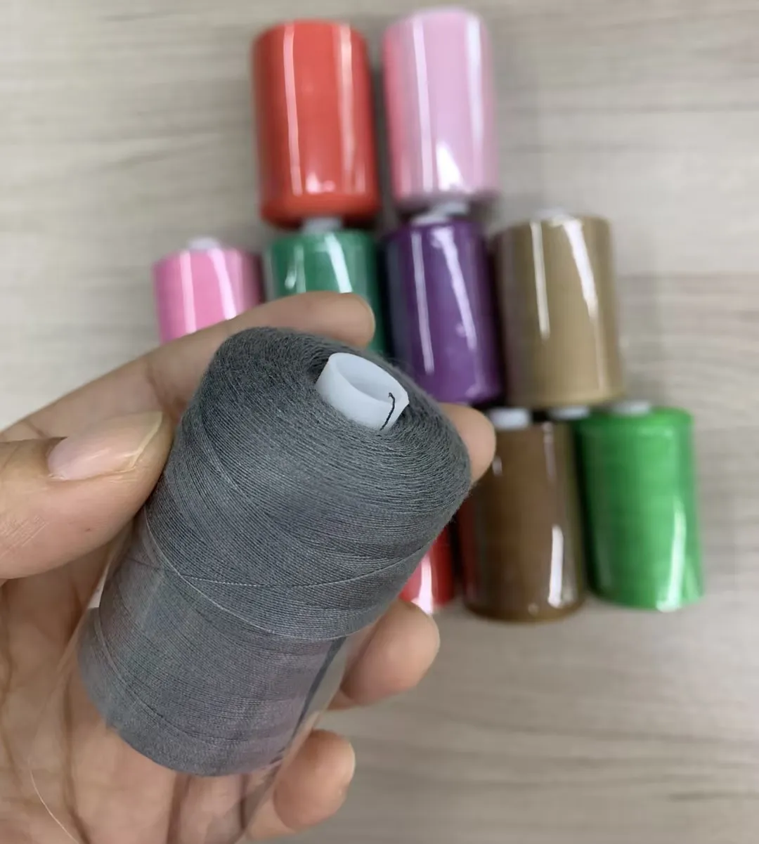 Multi color polyester sewing thread embroidery thread for garment accessories