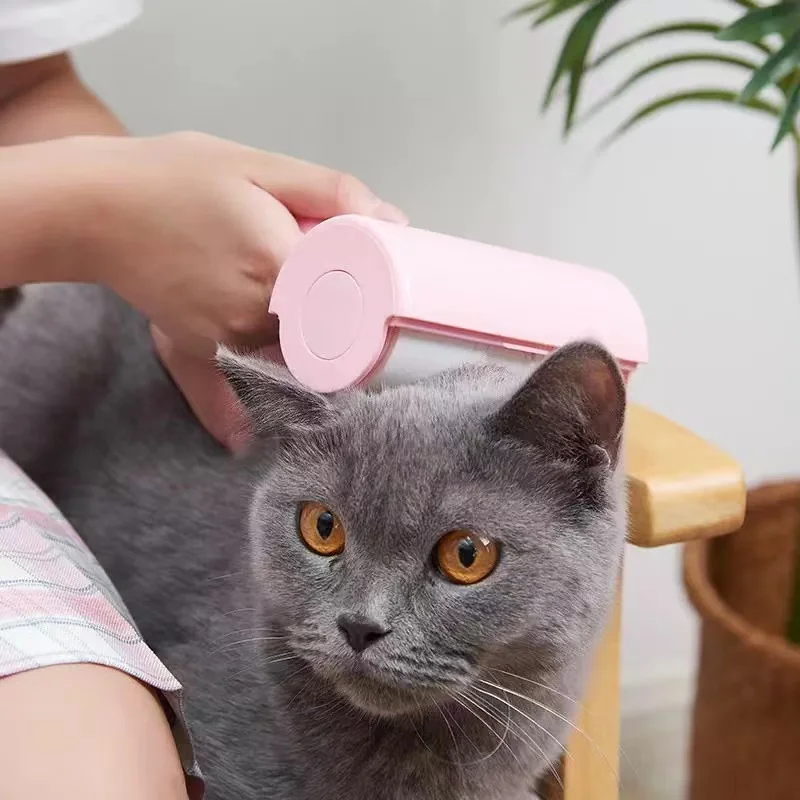 Popular pet Hair cat dog Hair Remover roller cloth plastic Lint Sticky Clothes Cleaning  Lint Roller